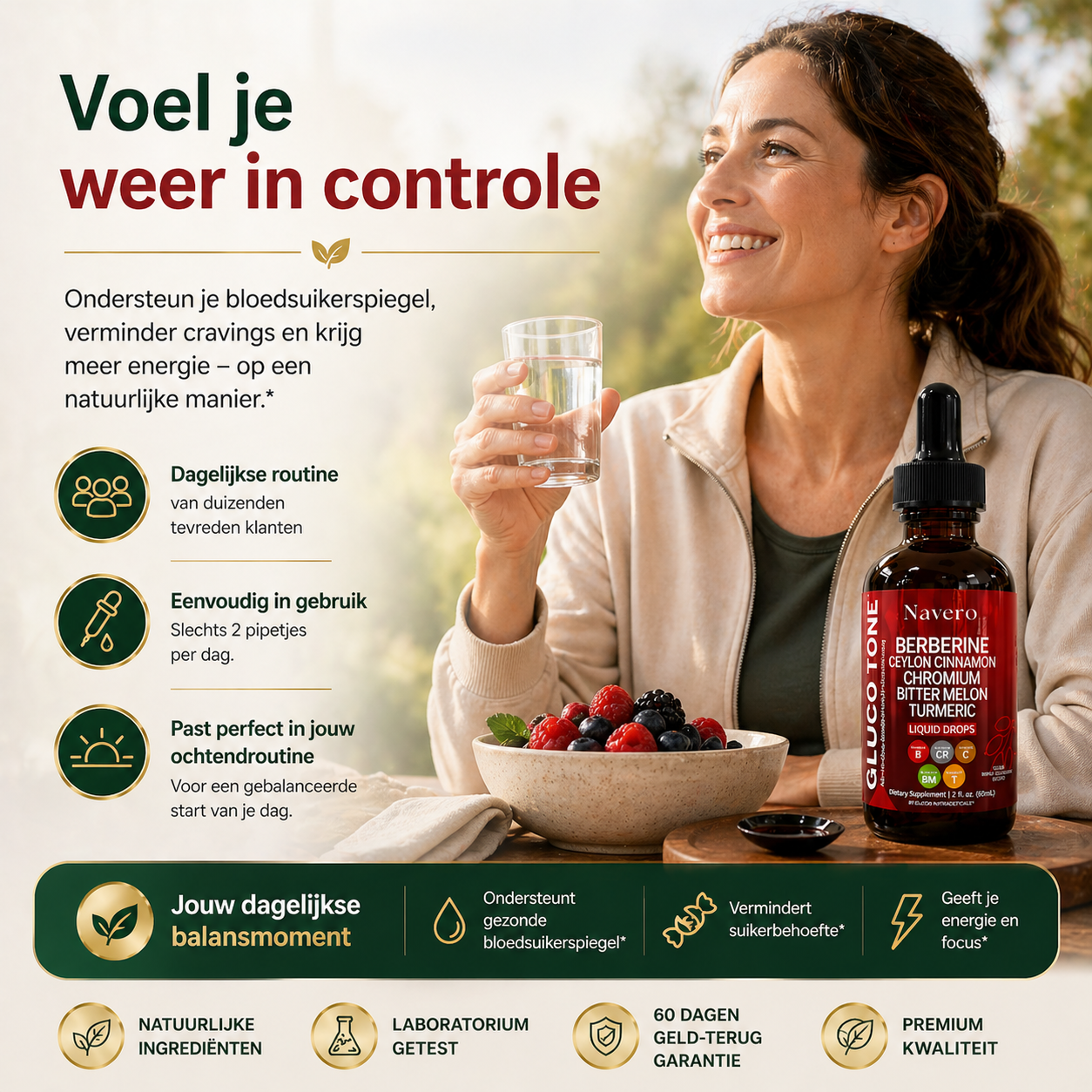 Berberine Glucose Druppels